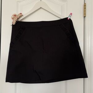 Express Black Mini Skirt with Pockets